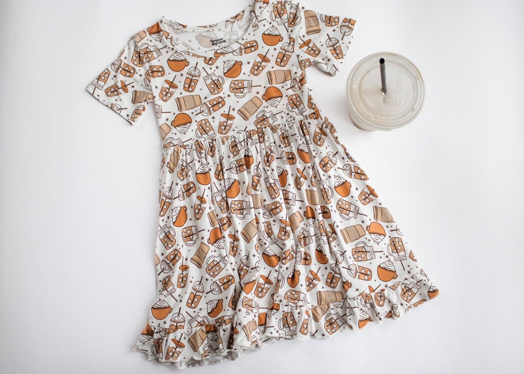 DREAM BIG LITTLE CO RISE AND GRIND DREAM RUFFLE DRESSEveretts Place