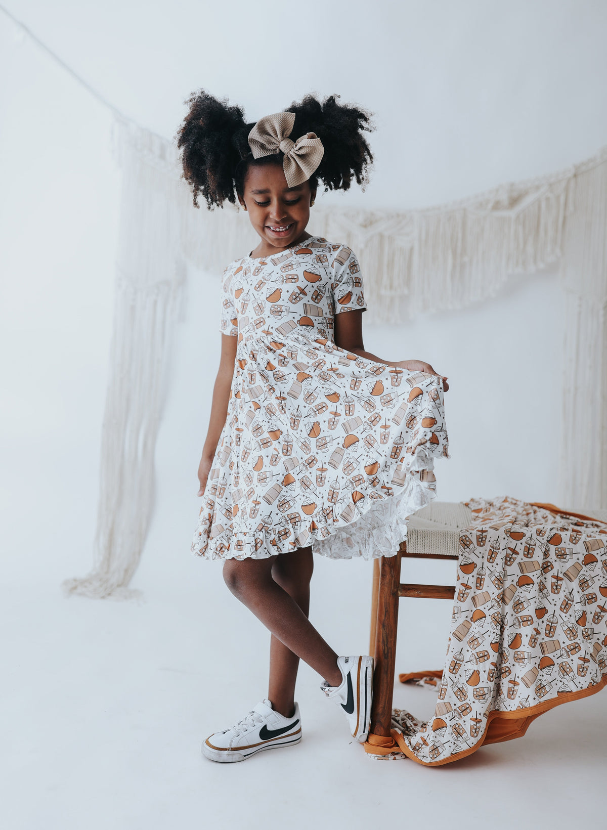 DREAM BIG LITTLE CO RISE AND GRIND DREAM RUFFLE DRESSEveretts Place