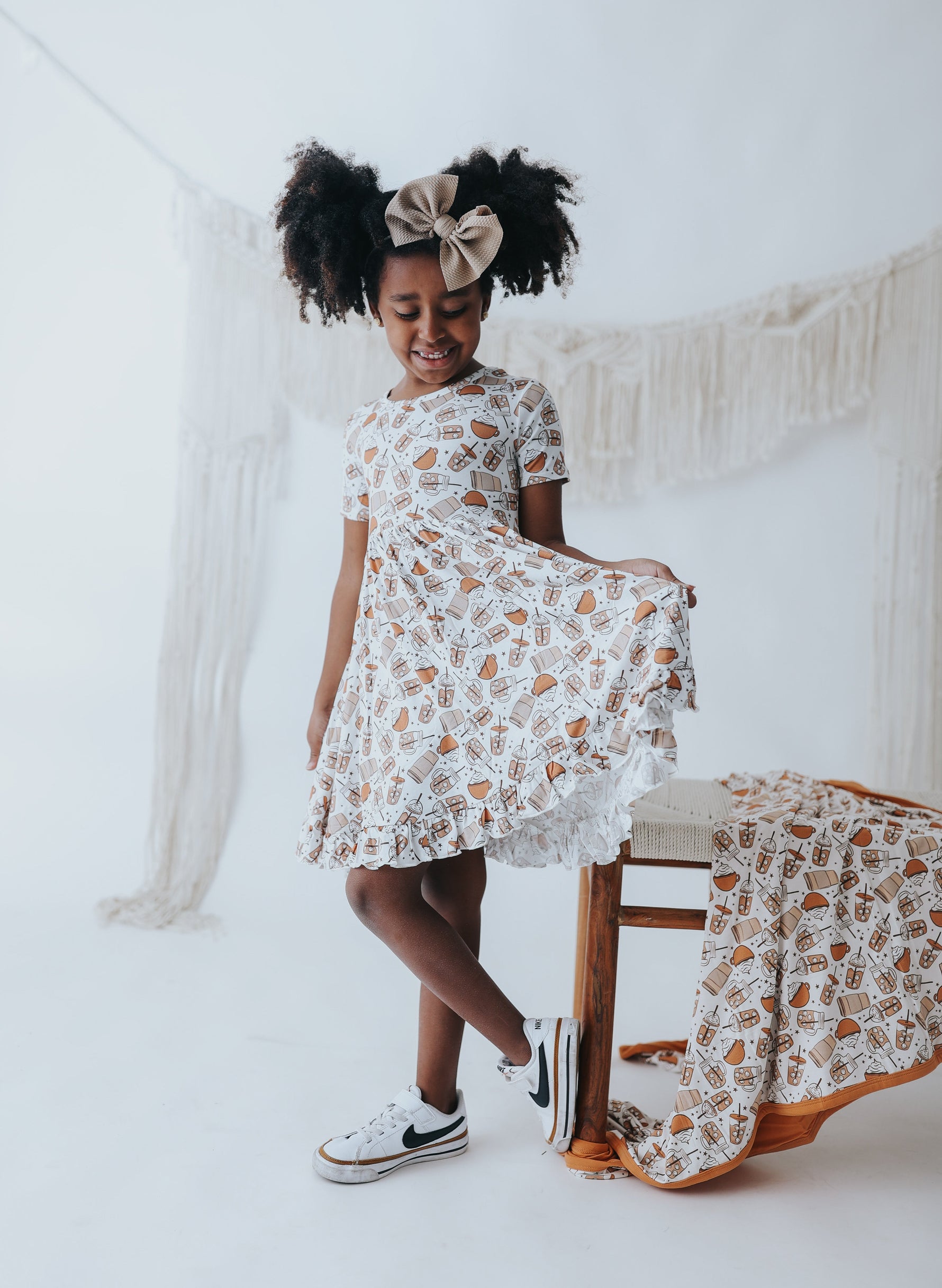DREAM BIG LITTLE CO RISE AND GRIND DREAM RUFFLE DRESSEveretts Place