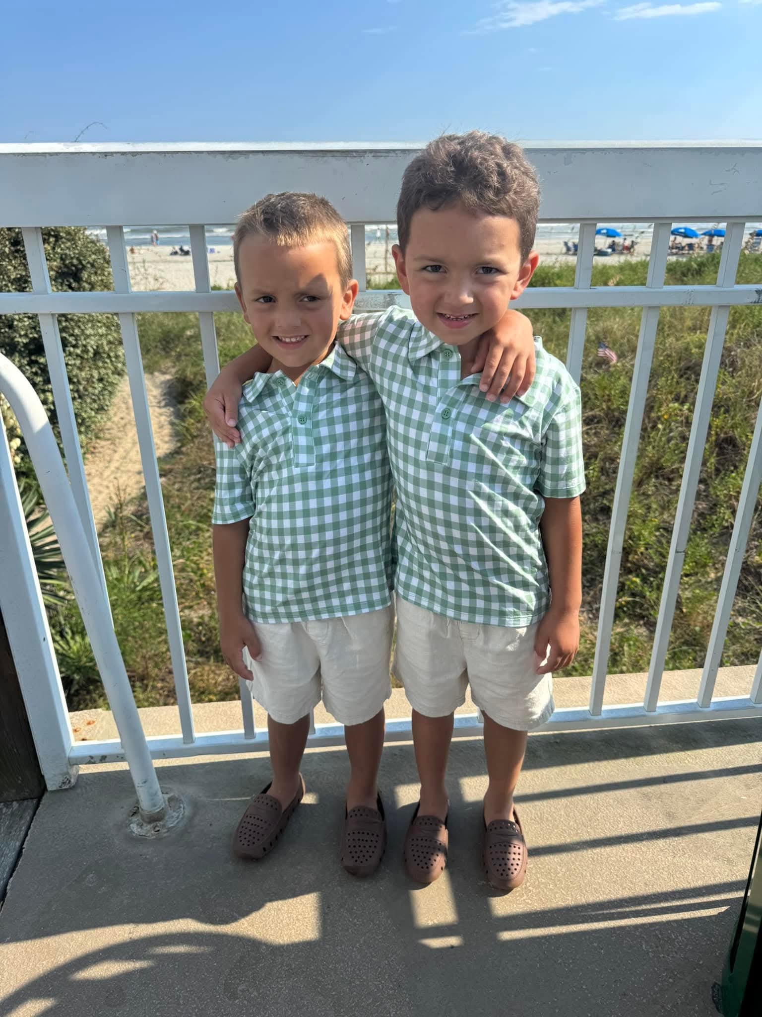 Dragonfly Dreams Bamboo Sage Gingham Polo Shirt Everetts Place