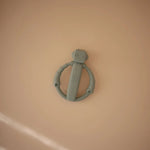 Mushie Robot Rattle Teether Silicone Toy for Babies with Built - In Rattle and Easy Grip Handles - Everetts Place Boutique - 