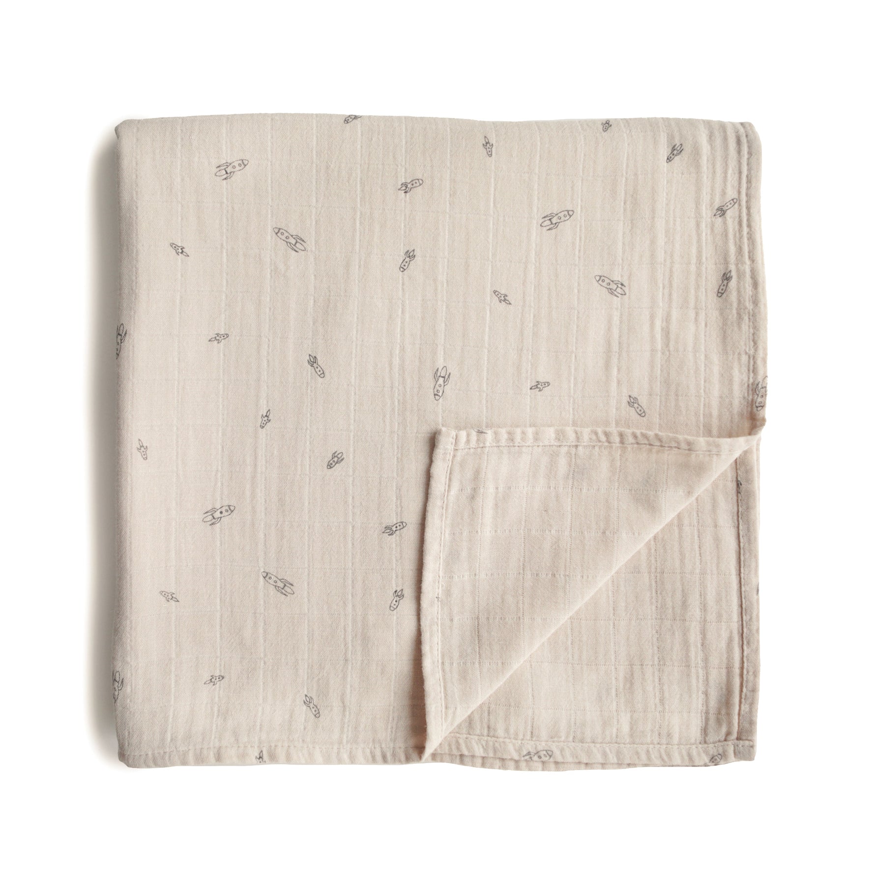 Organic Cotton Muslin Swaddle Blanket by Mushie