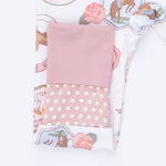 Angel Dear Rodeo Patches Pink - Convertible RomperEveretts Place