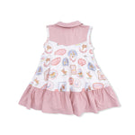 Angel Dear Rodeo Patches Pink - Cowboy Bodysuit Dress - 