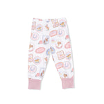 Angel Dear Rodeo Patches Pink - Short Sleeve Loungewear Set - 