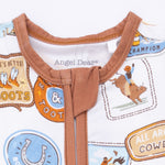 Angel Dear Rodeo Patches Uni - Convertible RomperEveretts Place
