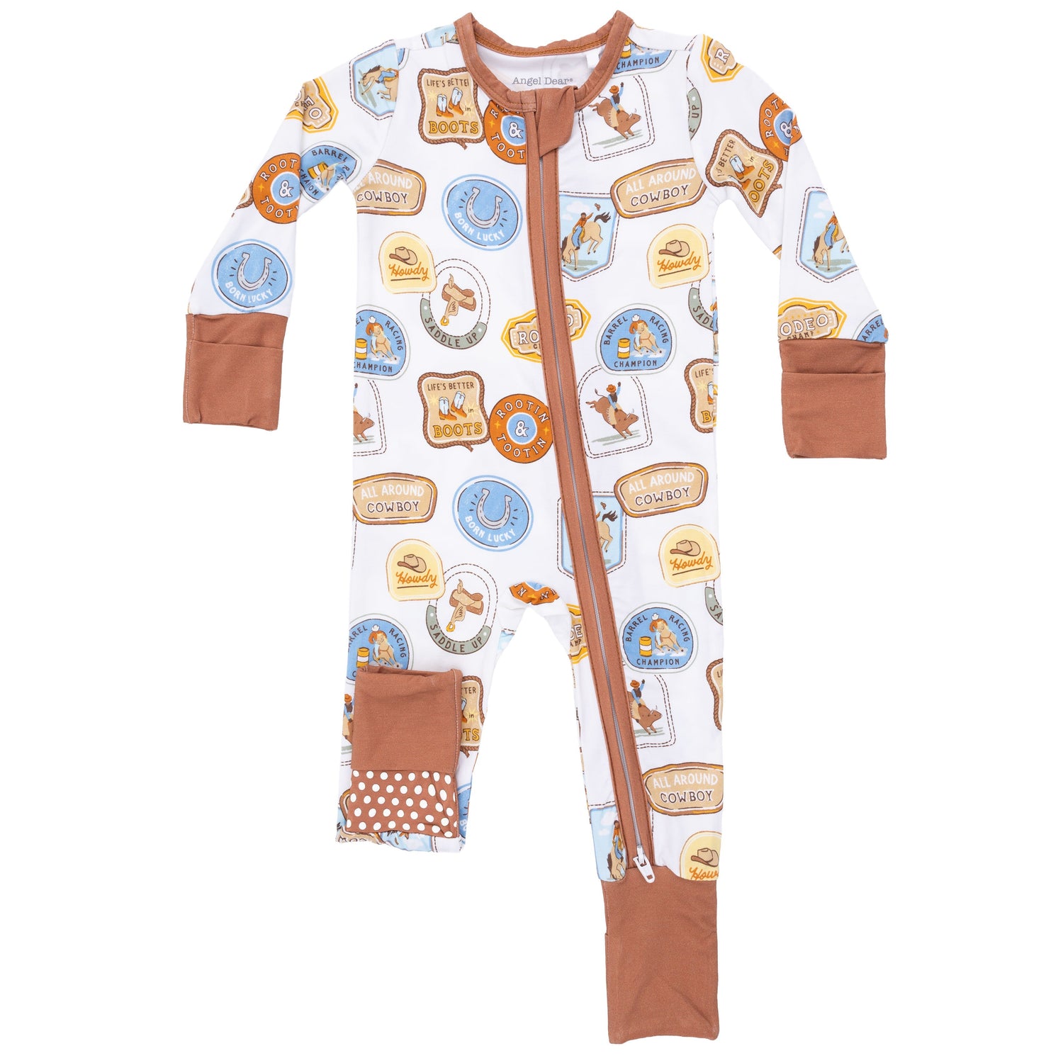 Angel Dear Rodeo Patches Uni - Convertible RomperEveretts Place