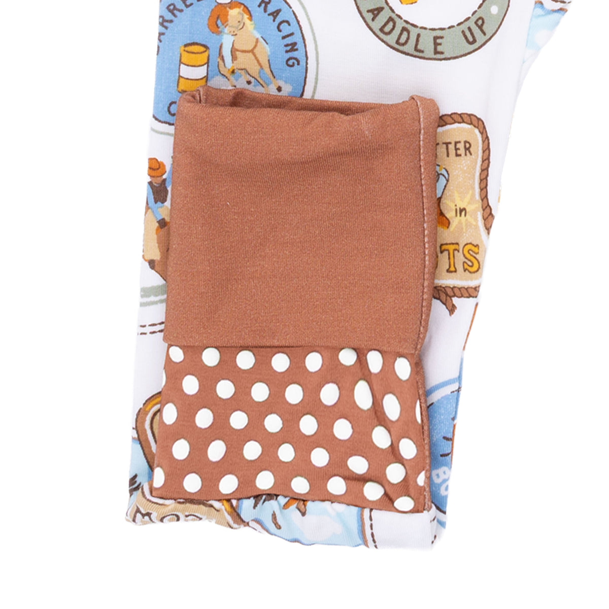 Angel Dear Rodeo Patches Uni - Convertible RomperEveretts Place