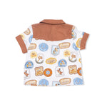 Angel Dear Rodeo Patches Uni - Cowboy Polo with Casual Short - 