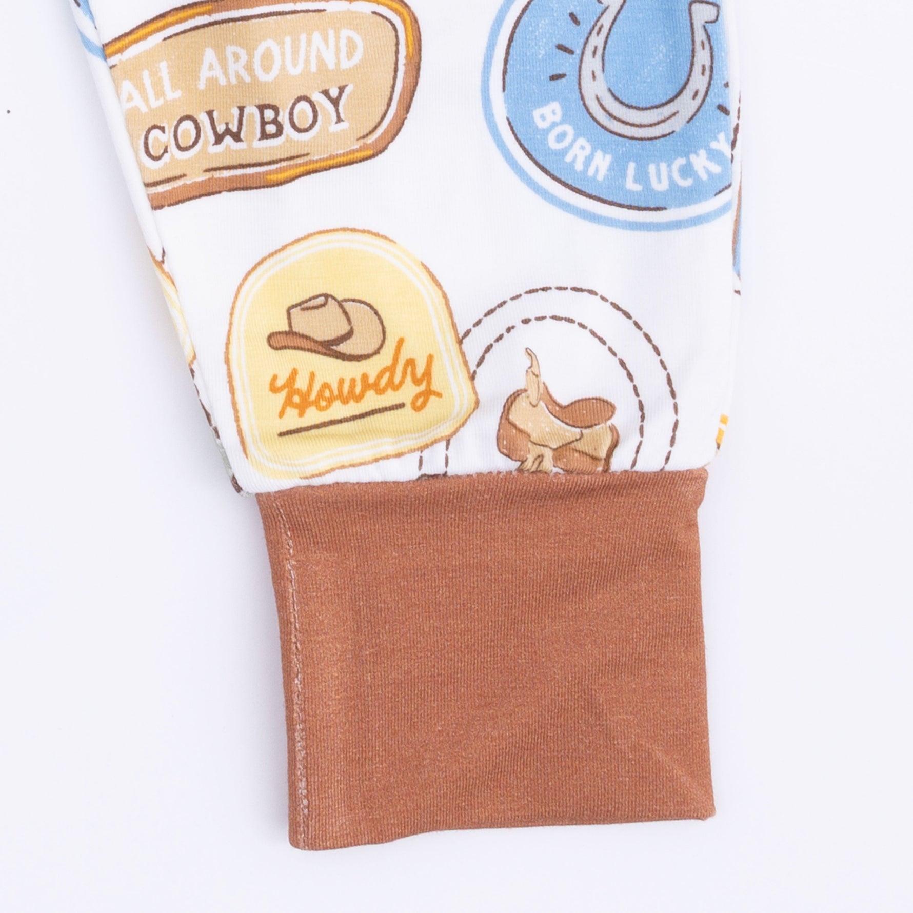 Angel Dear Rodeo Patches Uni - Short Sleeve Loungewear SetEveretts Place