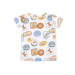 Angel Dear Rodeo Patches Uni - Short Sleeve Loungewear Set - 