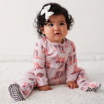 Rodeo Princess Footie - Sleeve, Baby & Toddler Clothing, Textile, Pink, Child | Everetts Place