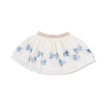 Angel Dear Romi Floral Tutu Skirt With Sparkling Blue Bow Sequin - Everetts Place Boutique - 