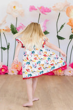 Mila & Rose ® Rooster Pom Pom Dress - 