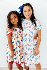 Mila & Rose ® Rooster Pom Pom Dress - 