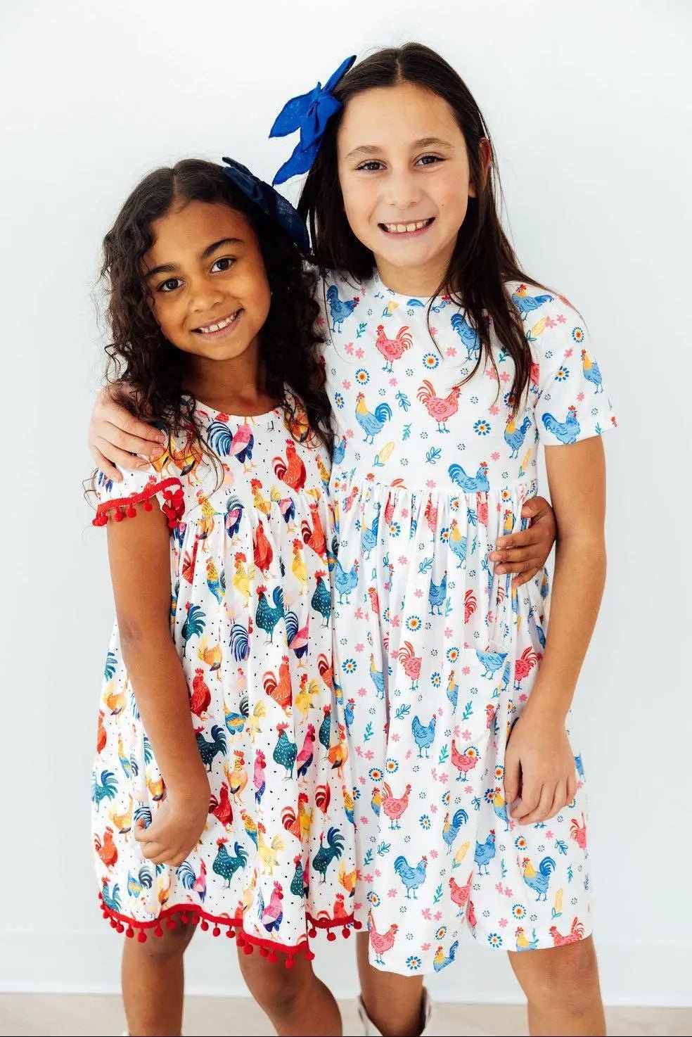 Mila & Rose ® Rooster Pom Pom Dress - 