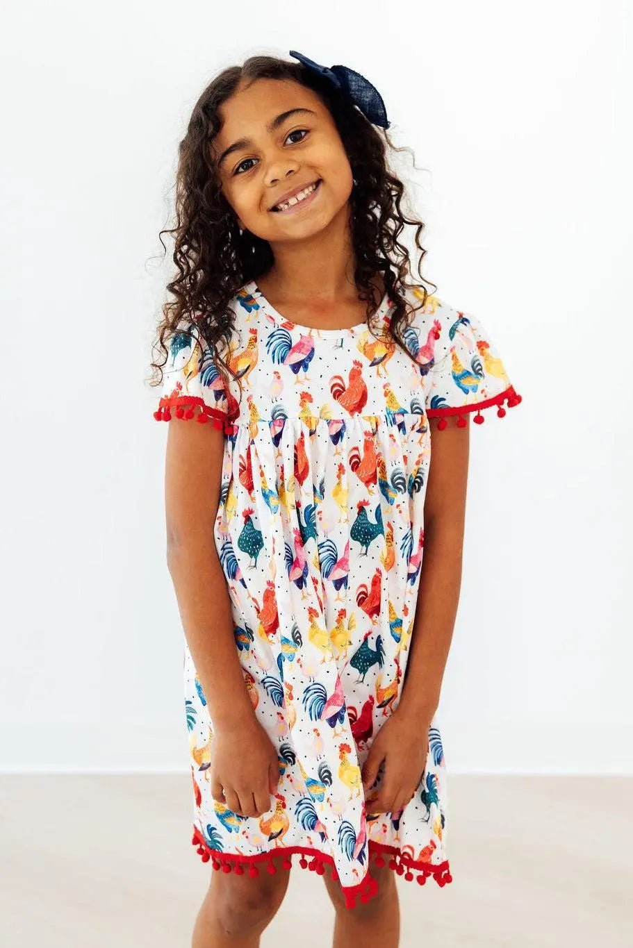 Mila & Rose ® Rooster Pom Pom Dress - 