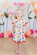 Mila & Rose ® Rooster Pom Pom Dress - 