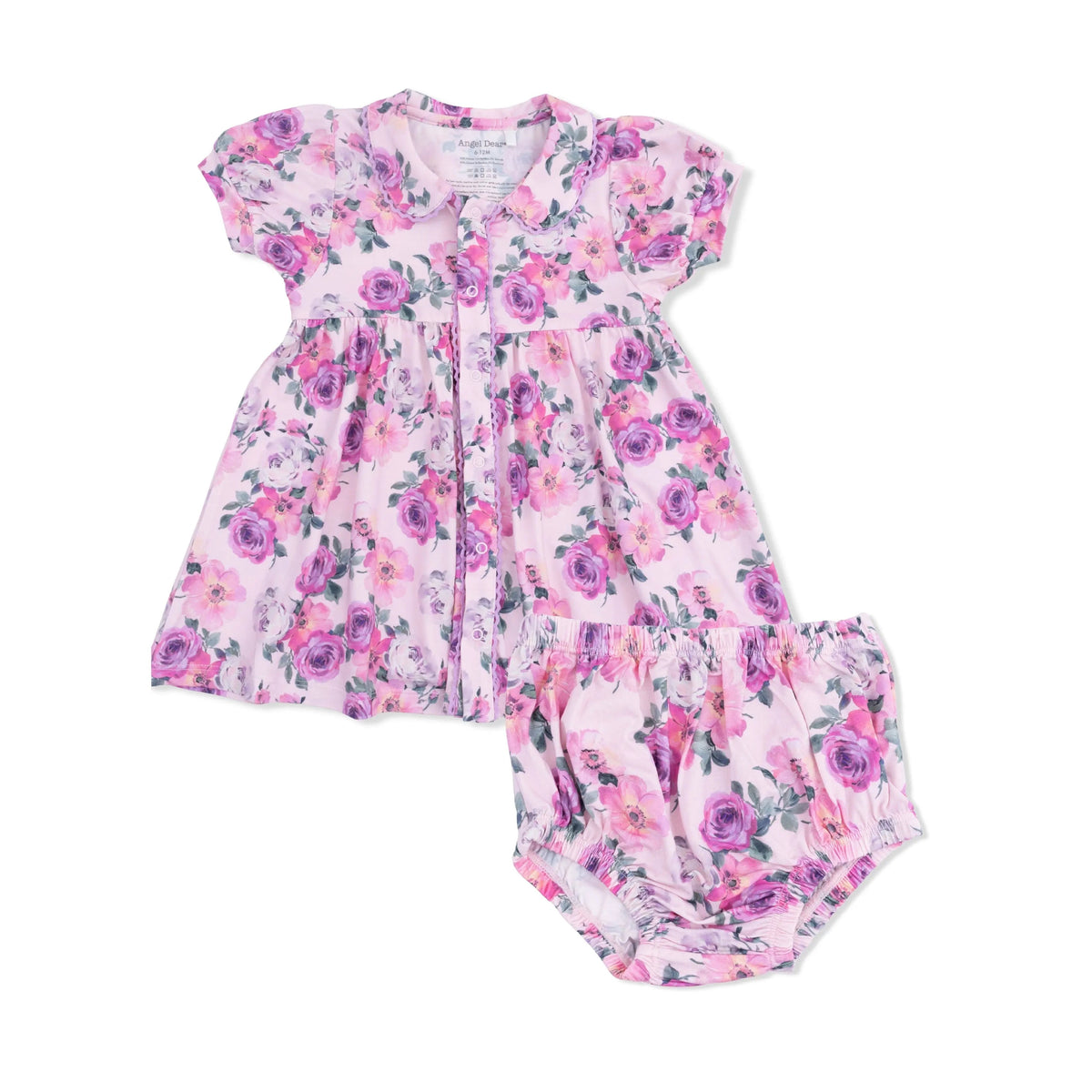 Angel Dear Rose Abundance - Betty Dress Puff Sleeve with Bloomer - 
