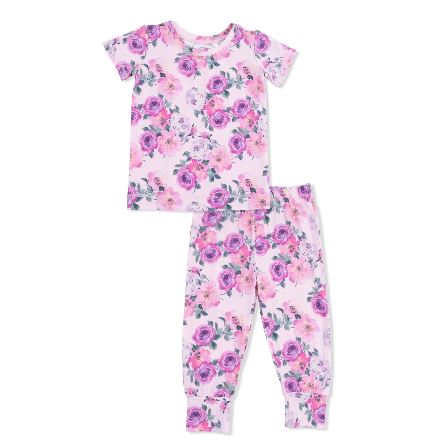 Angel Dear Rose Abundance - Short Sleeve Loungewear Set - 