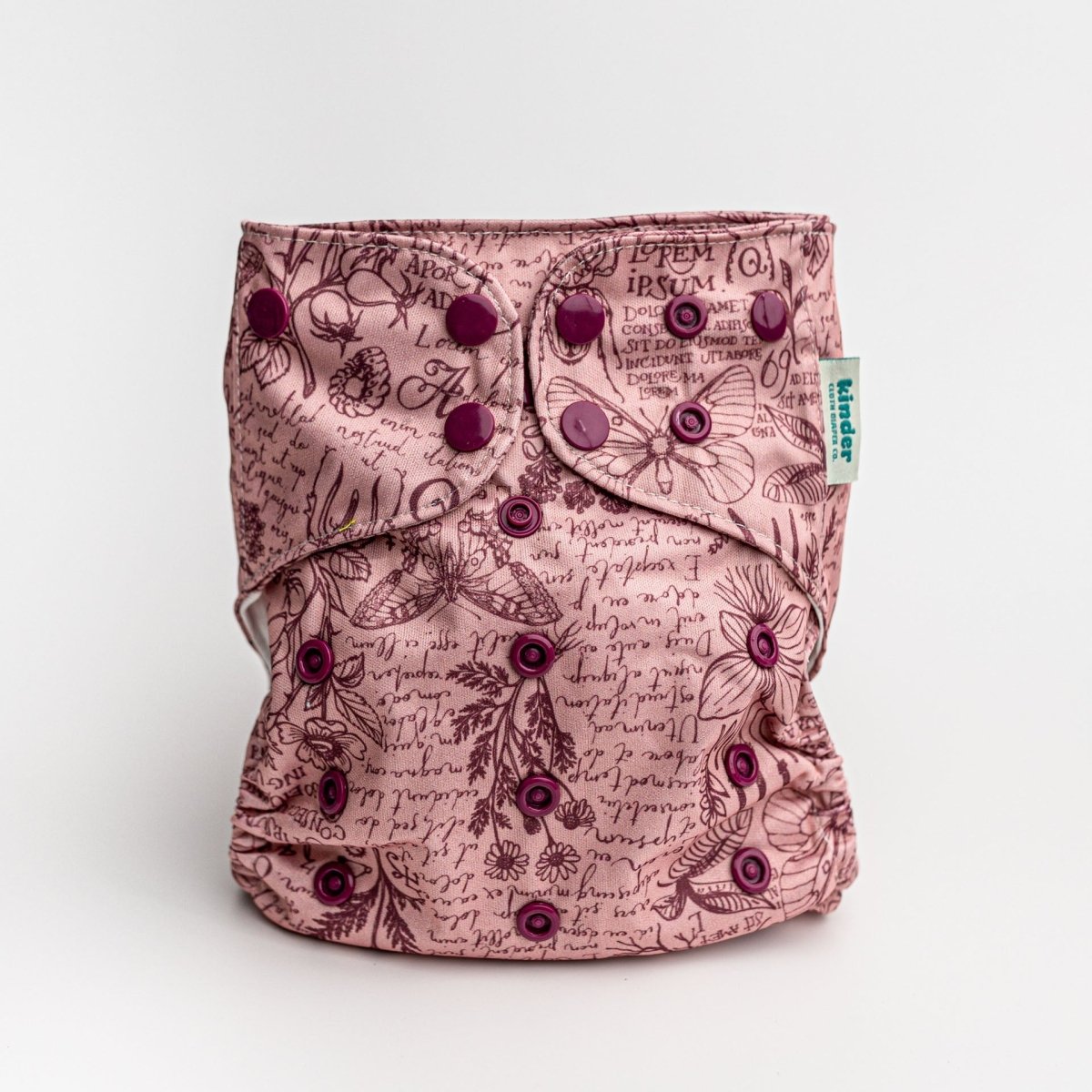 Floral: Essentials Pocket Cloth Diaper with Athletic Wicking Jersey, Grows with your Baby - Everetts Place Boutique -
