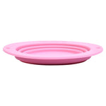 Three Little Tots Rose Collapsible Bowl for Travel or Home - 