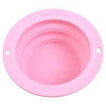 Three Little Tots Rose Collapsible Bowl for Travel or Home - 
