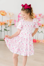 Mila & Rose ® Rose Garden Smocked Ruffle Dress - 