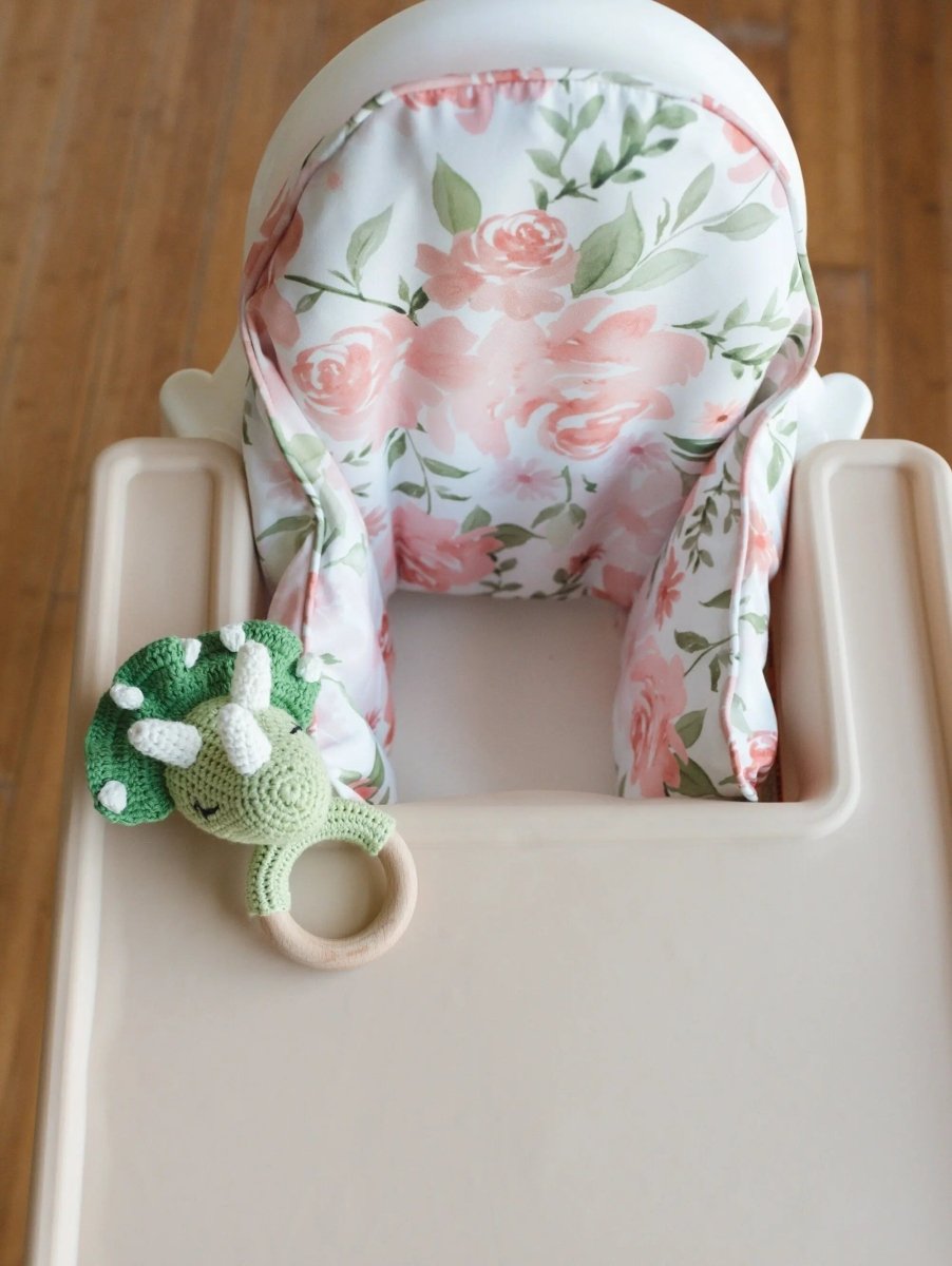 Little Joy Co. Rose IKEA Antilop Wipeable Cushion Cover for Highchair - Everetts Place Boutique - 
