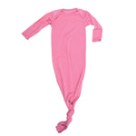 Three Little Tots Rose Knotted Newborn Baby Gown - 