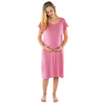 Three Little Tots Rose Mommy Labor and Delivery Nursing Hoospital Gown - 