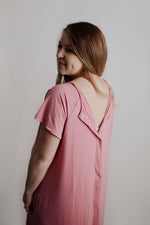 Three Little Tots Rose Mommy Labor and Delivery Nursing Hoospital Gown - 