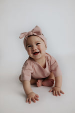 Three Little Tots Rose Waffle Headband - 