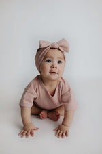 Three Little Tots Rose Waffle Headband - 