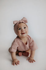 Three Little Tots Rose Waffle Headband - 