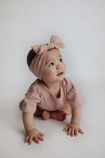 Three Little Tots Rose Waffle Headband - 