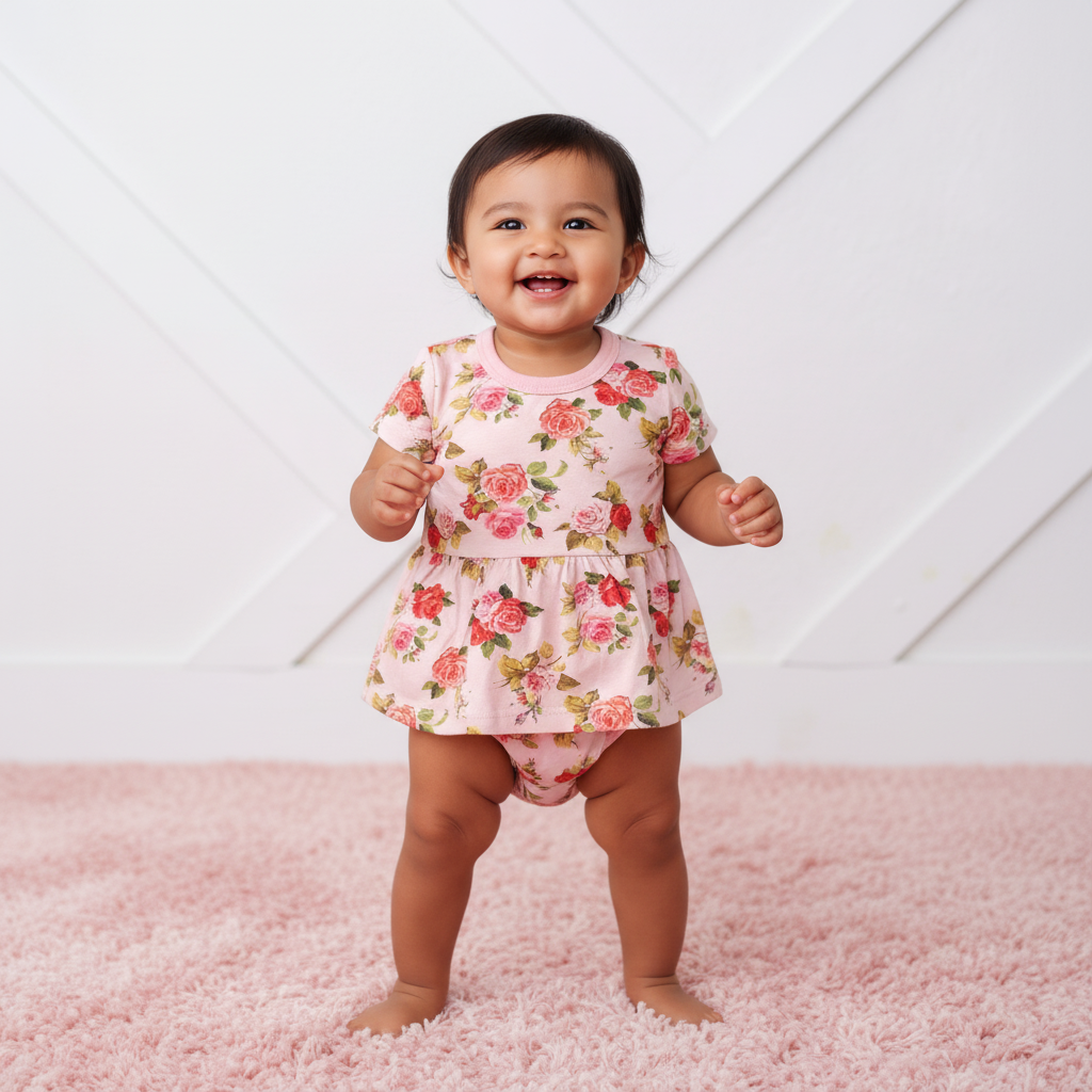 Rosebud Babe Bodysuit Dress by Bestaroo