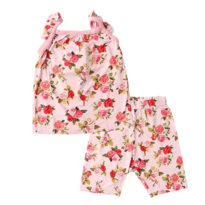 Bestaroo Rosebud Babe Flutter Tank & Shorts - 