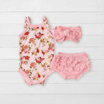 Bestaroo Rosebud Babe Ruffle Bloomer Set - 