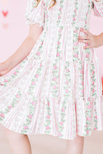 Mila & Rose ® Rosebud Bows Smocked Ruffle DressEveretts Place