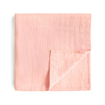 Mushie organic cotton muslin swaddle blanket