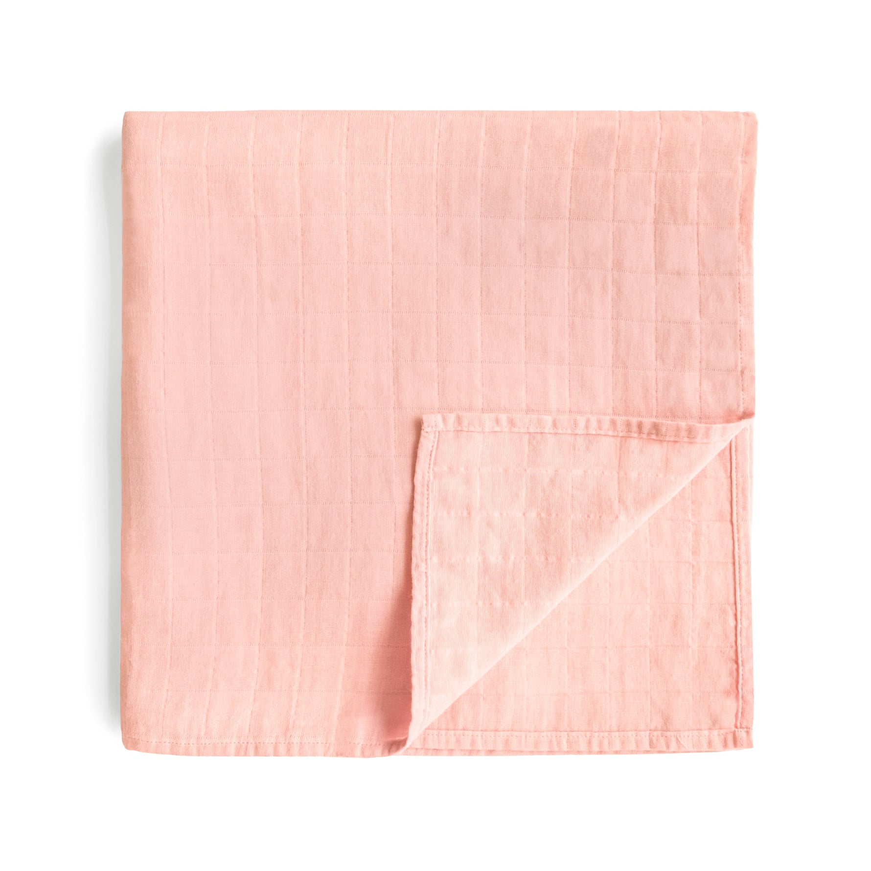 Mushie organic cotton muslin swaddle blanket