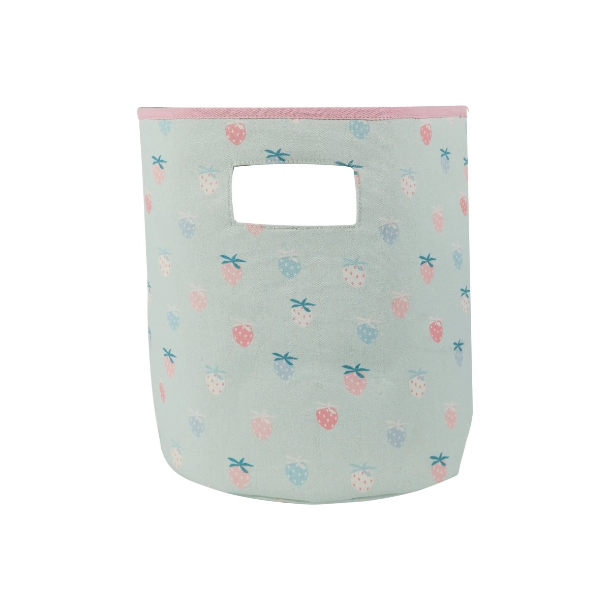 Goosewaddle® | Newborn Baby Blankets Toys Teethers Bibs & More Rosie Strawberry Soft Storage Bins with Playful Design