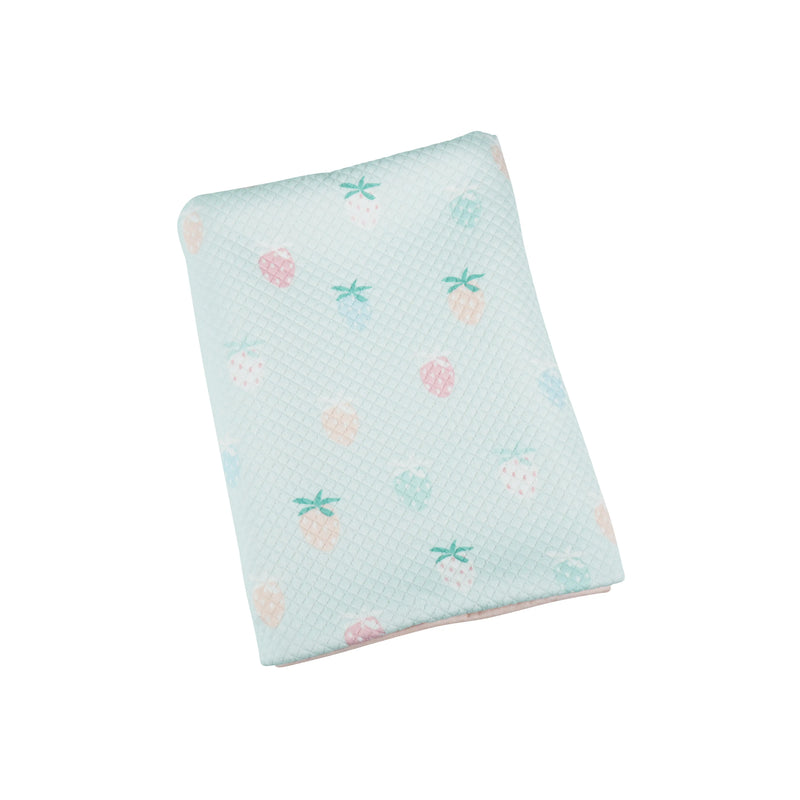 Strawberry Pattern Printed Knit Blanket Goosewaddle® | Newborn Baby Blankets Toys Teethers Bibs & More