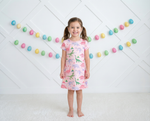 Rosy Rex A-Line Dress by Bestaroo