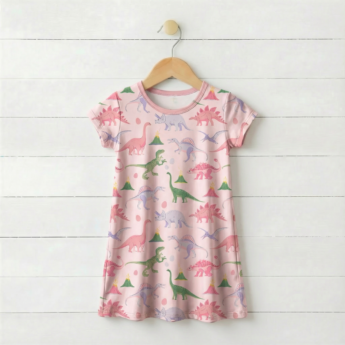 Rosy Rex A-Line Dress by Bestaroo
