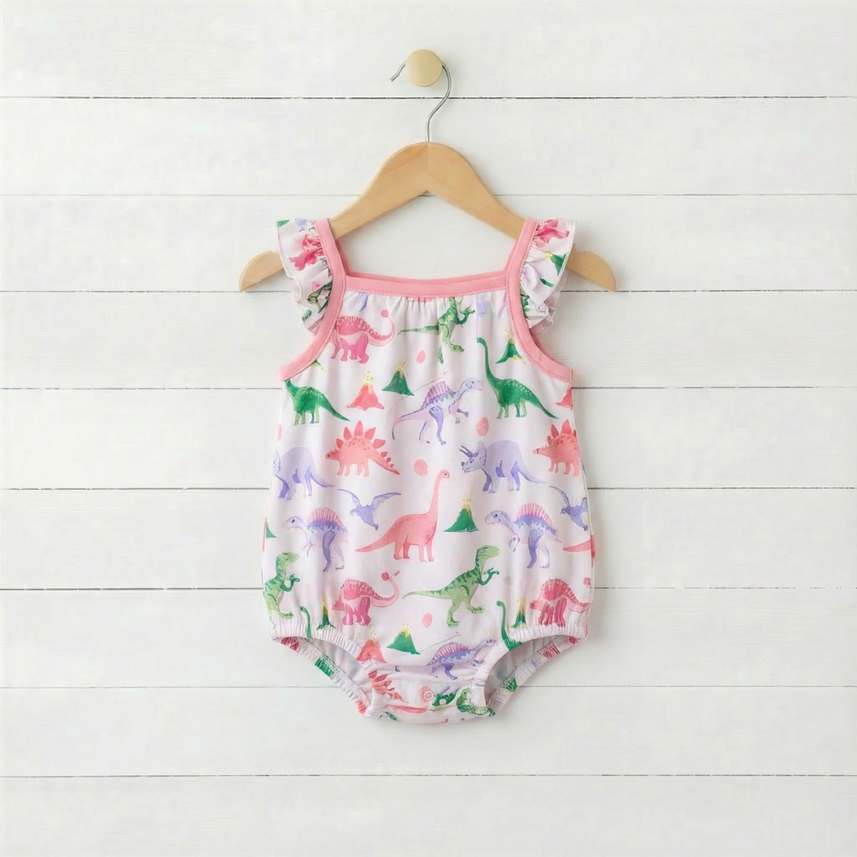 Rosy Rex Bubble Romper by Bestaroo