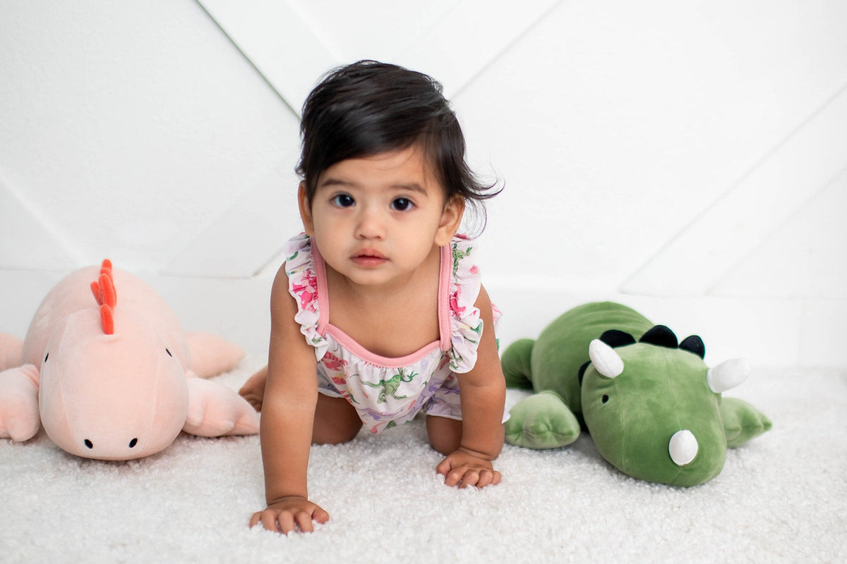 Rosy Rex Bubble Romper by Bestaroo