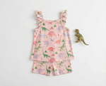Rosy Rex Flutter Tank & Shorts by Bestaroo