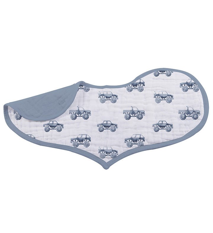 Newcastle Classics Rough Terrain Cotton Heart Bibs Soft Absorbent Muslin for Babies - 